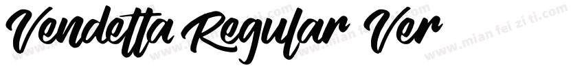 Vendetta Regular Ver字体转换